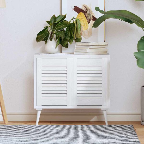 vidaXL &Pi;ό&rho;&tau;&epsilon;&sigmaf; &nu;&tau;&omicron;&upsilon;&lambda;&alpha;&pi;&iota;ώ&nu; Louvred Design 2 &tau;&epsilon;&mu;ά&chi;&iota;&alpha; &Lambda;&epsilon;&upsilon;&kappa;ό 39,5x29,5 cm