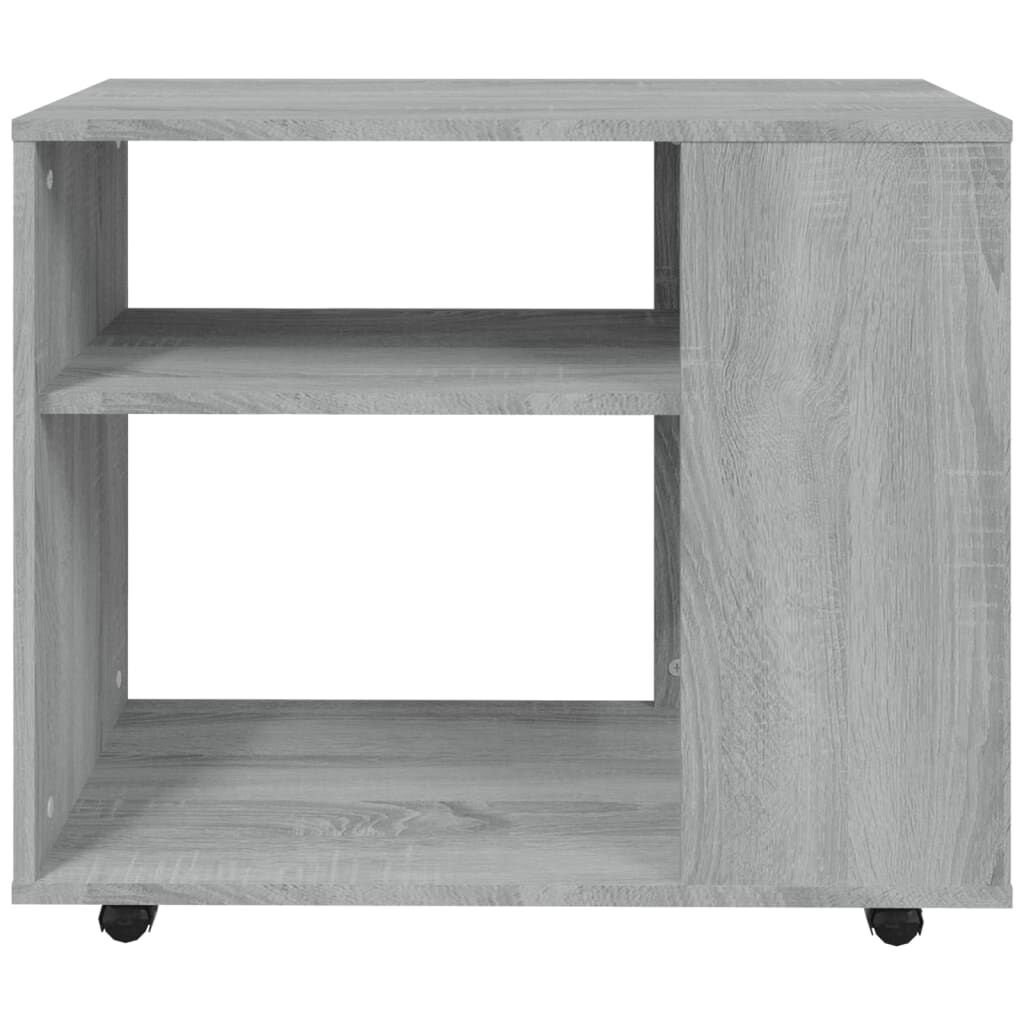 vidaXL Τραπέζι Βοηθητικό Γκρι Sonoma 70x35x55 εκ. Επεξεργασμένο Ξύλο