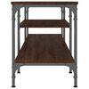 vidaXL Έπιπλο Τηλεόρασης Καφέ Δρυς 161x35x45 εκ. Επεξ. Ξύλο/Σίδερο