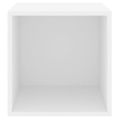 vidaXL Ντουλάπια Τοίχου 4 τεμ. Λευκά 37 x 37 x 37 εκ. από Μοριοσανίδα