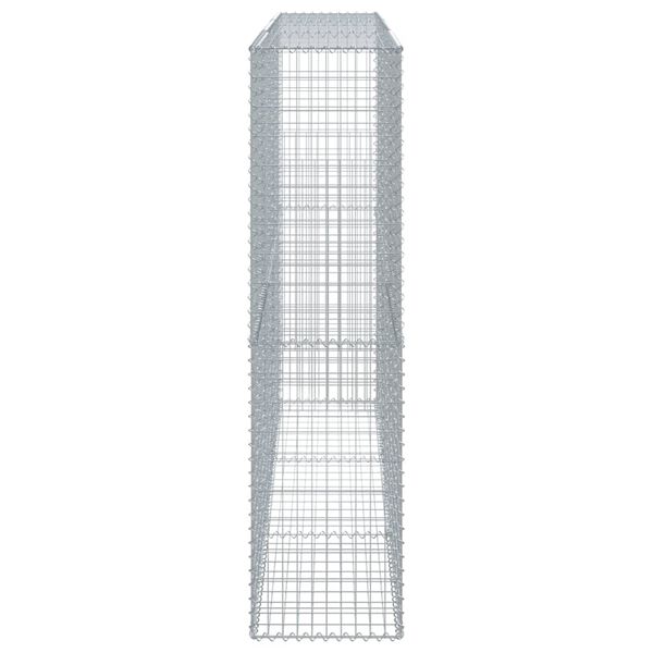 vidaXL Συρματοκιβώτιο με Κάλυμμα 300x50x200εκ. από Γαλβανισμένο Χάλυβα