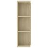 vidaXL Καθρέφτης Μπάνιου Sonoma Δρυς 80 x 20,5 x 64 εκ. από Επεξ. Ξύλο