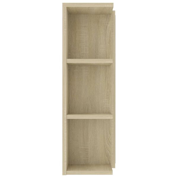 vidaXL Καθρέφτης Μπάνιου Sonoma Δρυς 80 x 20,5 x 64 εκ. από Επεξ. Ξύλο