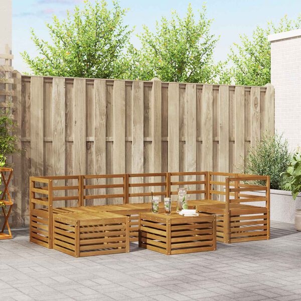 vidaXL &Sigma;&epsilon;&tau; &Kappa;&alpha;&nu;&alpha;&pi;έ &Phi;&upsilon;&sigma;&iota;&kappa;ό &Sigma;&tau;&epsilon;&rho;&epsilon;ό &Xi;ύ&lambda;&omicron; &Alpha;&kappa;&alpha;&kappa;ί&alpha;&sigmaf;