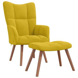 vidaXL &Pi;&omicron;&lambda;&upsilon;&theta;&rho;ό&nu;&alpha; Relax &Kappa;ί&tau;&rho;&iota;&nu;&eta; &Mu;&omicron;&upsilon;&sigma;&tau;&alpha;&rho;&delta;ί &Beta;&epsilon;&lambda;&omicron;ύ&delta;&iota;&nu;&eta; &mu;&epsilon; &Sigma;&kappa;&alpha;&mu;&pi;ό