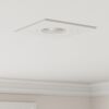 vidaXL Spotlights με προβολείς 6 pcs Λευκό 9 x 9 x cm Αλουμίνιο