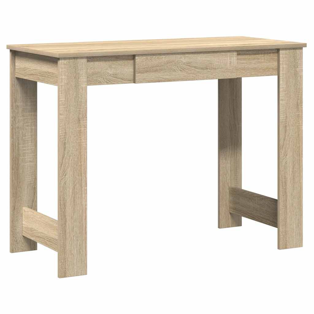 vidaXL Γραφείο Sonoma Δρυς 100x45x75 εκ. από Επεξεργασμένο Ξύλο