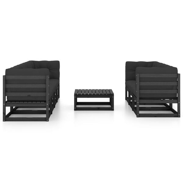 vidaXL &Sigma;&alpha;&lambda;ό&nu;&iota; &Kappa;ή&pi;&omicron;&upsilon; &Sigma;&epsilon;&tau; 8 &Tau;&epsilon;&mu;&alpha;&chi;ί&omega;&nu; &alpha;&pi;ό &Mu;&alpha;&sigma;ί&phi; &Xi;ύ&lambda;&omicron; &Pi;&epsilon;ύ&kappa;&omicron;&upsilon; & &Mu;&alpha;&xi;&iota;&lambda;ά&rho;&iota;&alpha;