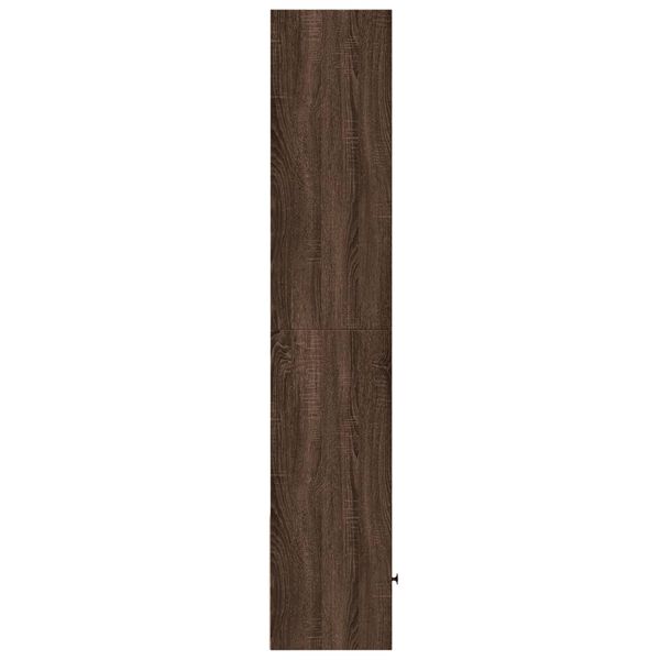 vidaXL Βιβλιοθήκη καφέ δρυς 40x36x189 εκ. από Επεξεργασμένο Ξύλο