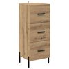 vidaXL Highboard Artisan Oak 34,5 x 34 x 180 &epsilon;&kappa;. &Epsilon;&pi;&epsilon;&xi;&epsilon;&rho;&gamma;&alpha;&sigma;&mu;έ&nu;&omicron; &xi;ύ&lambda;&omicron;