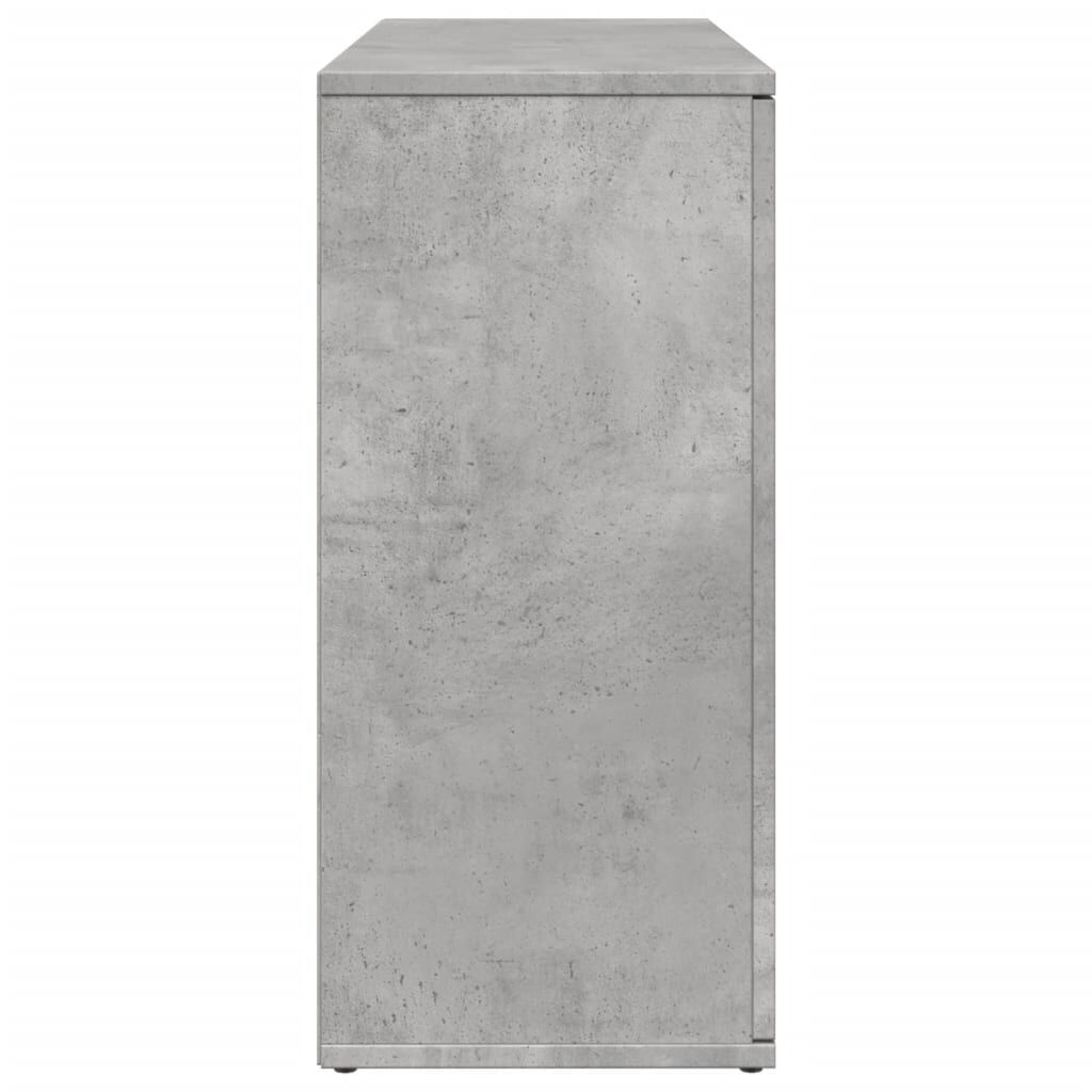 vidaXL Ντουλάπι Γκρι Σκυροδέματος 90,5x29,5x65 εκ. Επεξεργασμένο Ξύλο