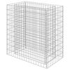 vidaXL Συρματοκιβώτιο-Γλάστρα Υπερυψωμένη 90x50x100 εκ. Γαλβ. Χάλυβας