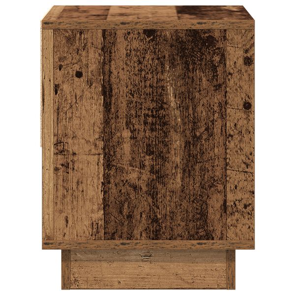 vidaXL Κομοδίνο Παλαιό ξύλο 45 x 34 x 44 εκ Επεξεργασμένο ξύλο