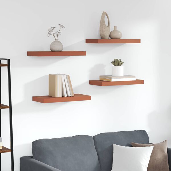 vidaXL &Rho;ά&phi;&iota; &Tau;&omicron;ί&chi;&omicron;&upsilon; 4 pcs &Kappa;ό&kappa;&kappa;&iota;&nu;&omicron; 50 x 23 x 4 &epsilon;&kappa;. &Epsilon;&pi;&epsilon;&xi;&epsilon;&rho;&gamma;&alpha;&sigma;&mu;έ&nu;&omicron; &xi;ύ&lambda;&omicron;