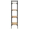 vidaXL Βιβλιοθήκη 4 Επιπέδων Sonoma Δρυς 56x31,5x138,5 εκ. Επεξ. Ξύλο