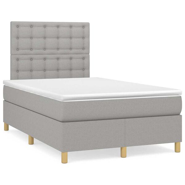 vidaXL &Kappa;&rho;&epsilon;&beta;ά&tau;&iota; Boxspring &mu;&epsilon; &Sigma;&tau;&rho;ώ&mu;&alpha; &Alpha;&nu;&omicron;&iota;&chi;&tau;ό &Gamma;&kappa;&rho;&iota; 120x190 &epsilon;&kappa;. &Upsilon;&phi;&alpha;&sigma;&mu;ά&tau;&iota;&nu;&omicron;