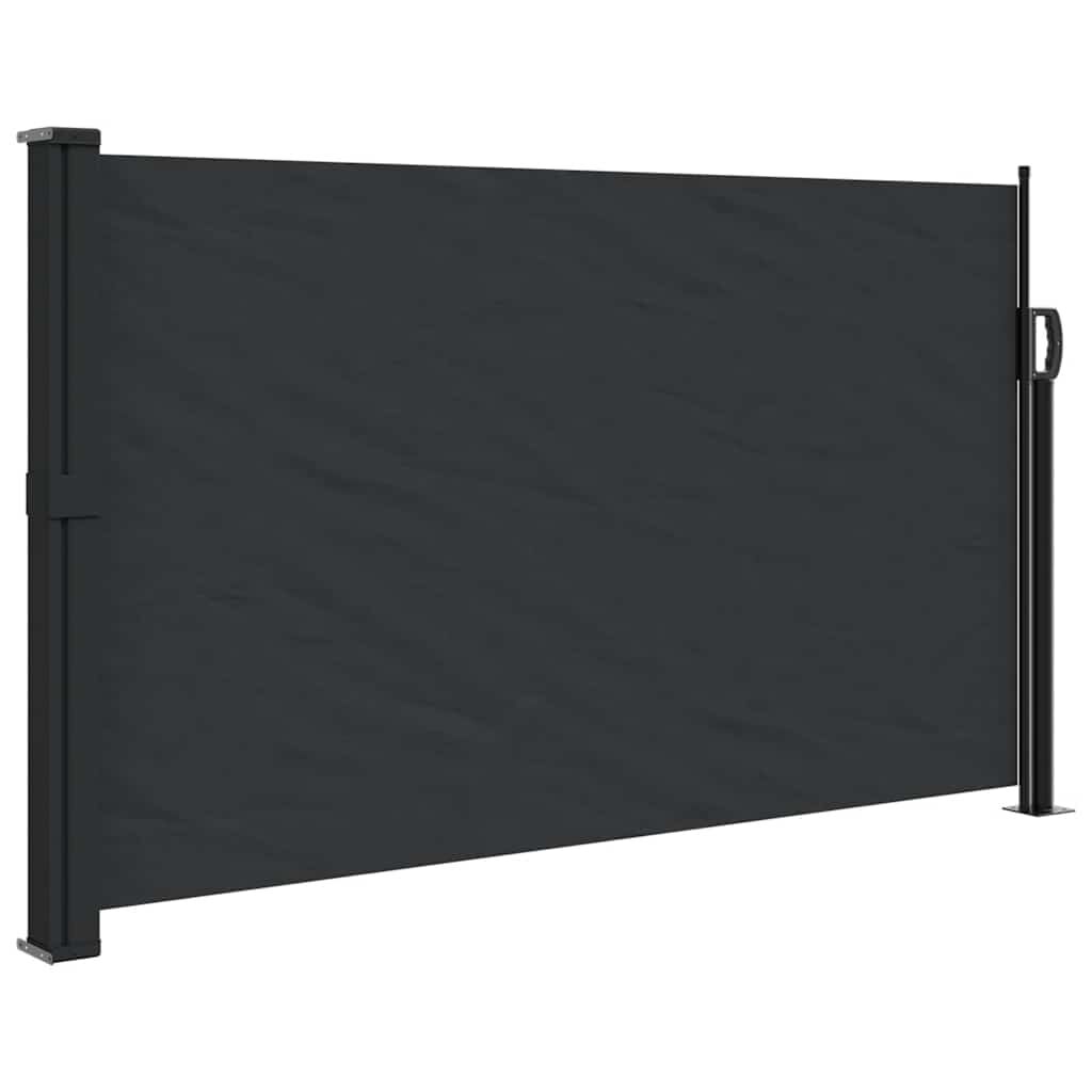 vidaXL Σκίαστρο Πλαϊνό Συρόμενο Μαύρο 117 x 300 εκ.