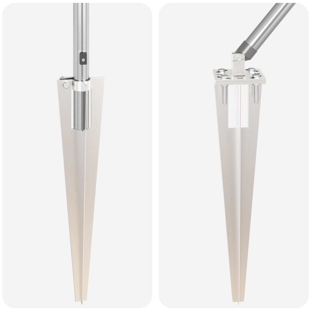 vidaXL Στυλίσκοι με Σφήνα 52 τεμ Ø32 mm 120 cm Γαλβανισμένο Ατσάλι