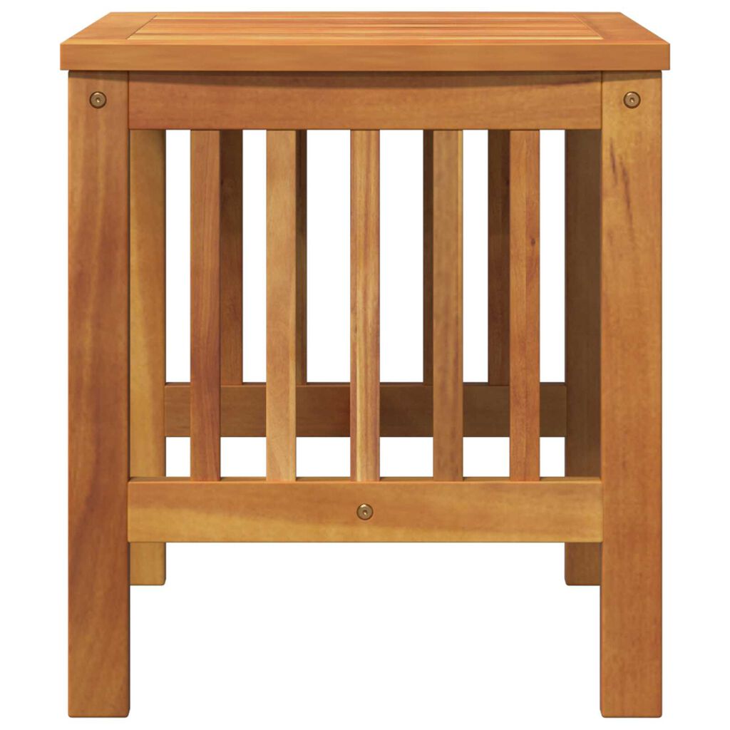 vidaXL Κηπουρική Πλευρικό Τραπέζι Καφέ 45x45x50 εκ. Μασίφ ξύλο ακακίας
