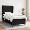 vidaXL &Kappa;&rho;&epsilon;&beta;ά&tau;&iota; Boxspring &mu;&epsilon; &Sigma;&tau;&rho;ώ&mu;&alpha; &Mu;&alpha;ύ&rho;&omicron; 80 x 200 &epsilon;&kappa;. &Upsilon;&phi;&alpha;&sigma;&mu;ά&tau;&iota;&nu;&omicron;
