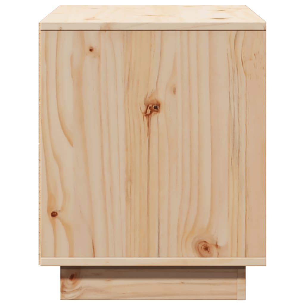 vidaXL Έπιπλο Τηλεόρασης 74 x 35 x 44 εκ. από Μασίφ Ξύλο Πεύκου