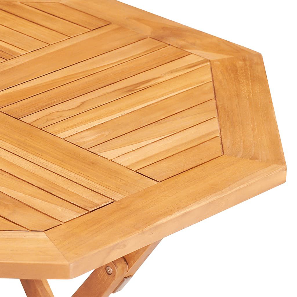 vidaXL Τραπέζι Κήπου Πτυσσόμενο 85 x 85 x 76 εκ. από Μασίφ Ξύλο Teak