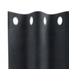 vidaXL Κουρτίνες με κουρτίνες 2 pcs Σκούρο γκρι 140 x 225 cm Βελούδο