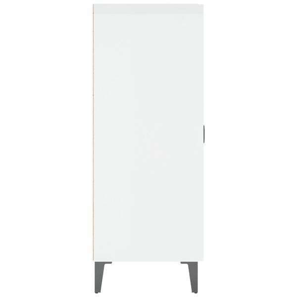 vidaXL Ντουλάπι Γυαλιστερό Λευκό 69,5x34x90 εκ. Επεξεργασμένο Ξύλο