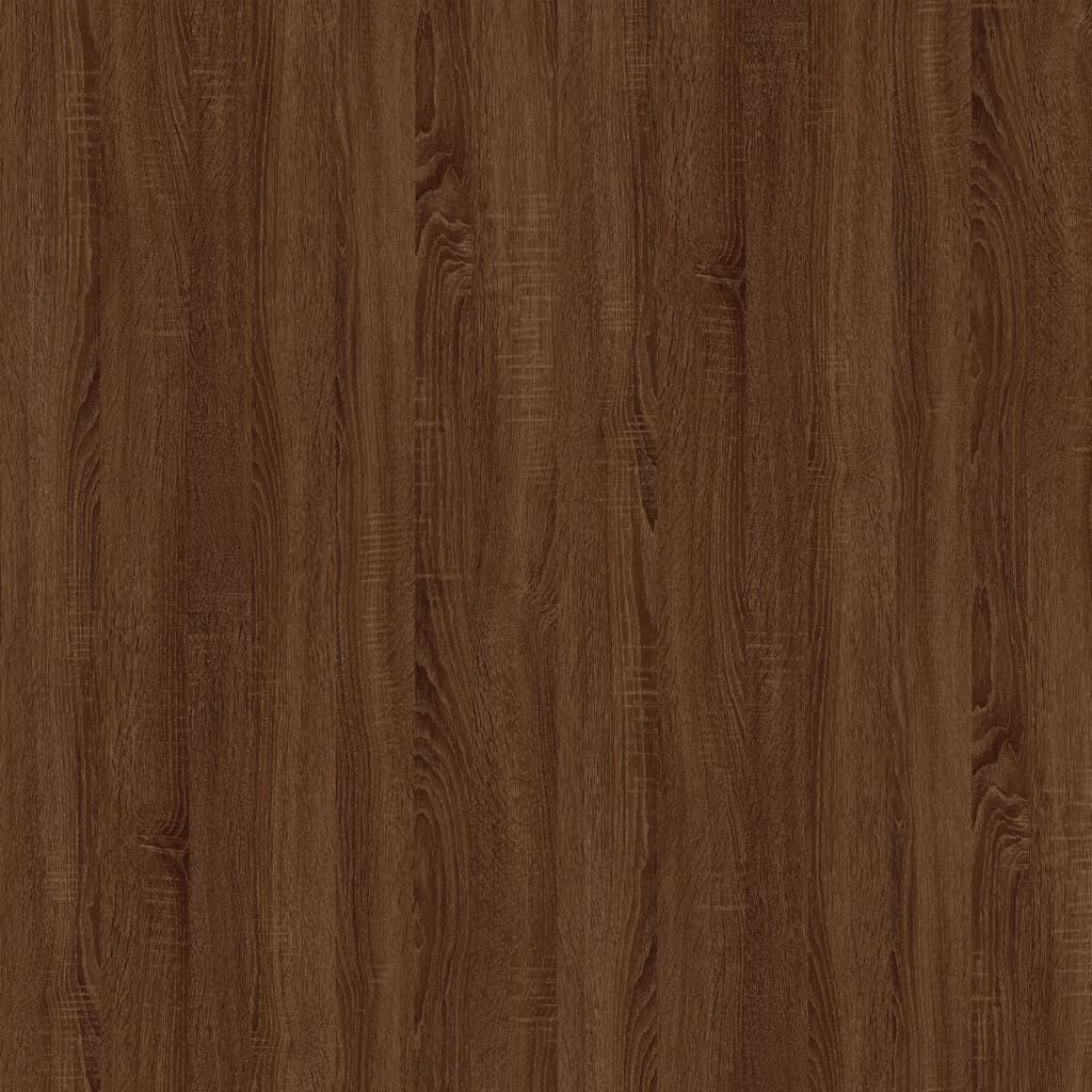 vidaXL Ντουλάπι Φούρνου Riga Καφέ Δρυς 60x46x81,5 εκ. Επεξεργ. Ξύλο