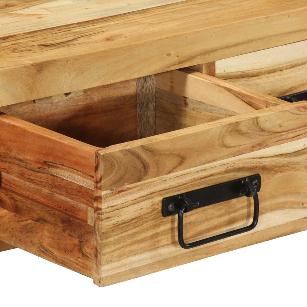 vidaXL Επίτοιχο ντουλάπι τηλεόρασης 60x30x19 cm Μασίφ ξύλο ακακίας