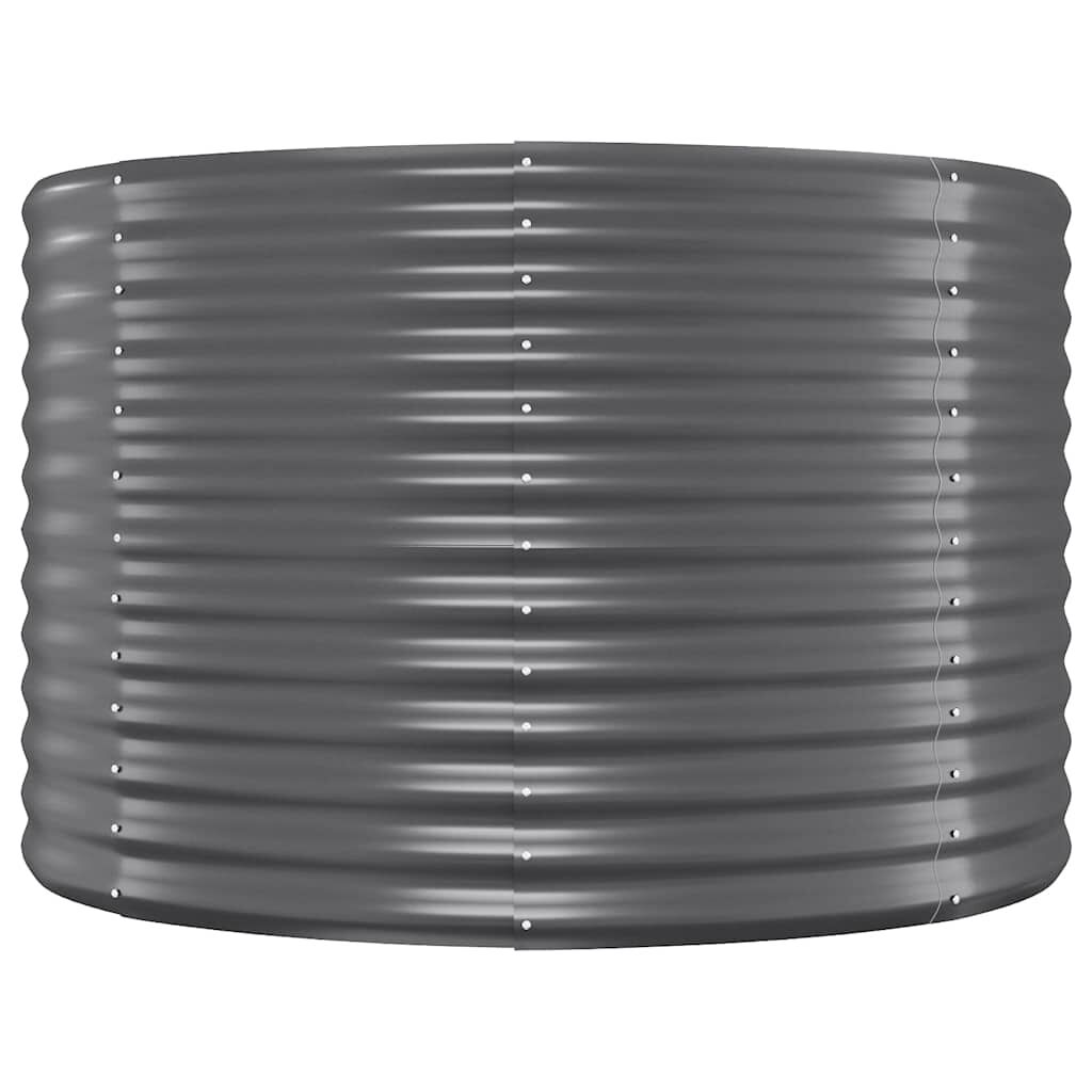 vidaXL Ζαρντινιέρα Ανθρακί 249x100x68εκ Γαλβανισμένος χάλυβας
