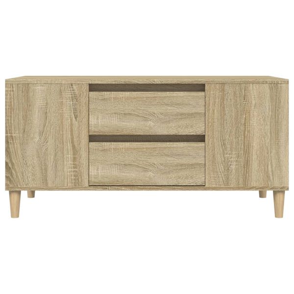 vidaXL Έπιπλο Τηλεόρασης Sonoma Δρυς 102x44,5x50 εκ. Επεξ. Ξύλο