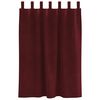 vidaXL Κουρτίνες με κουρτίνες 2 pcs Μπορντό 140 x 140 cm Βελούδο