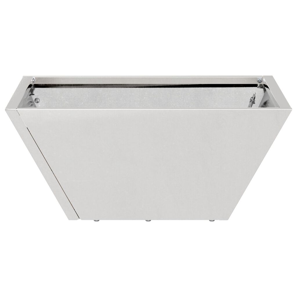 vidaXL Γλάστρα Metal Ανοξείδωτο ατσάλι 35 x 35 x 15 εκ. Μεταλλική Γλάστρα