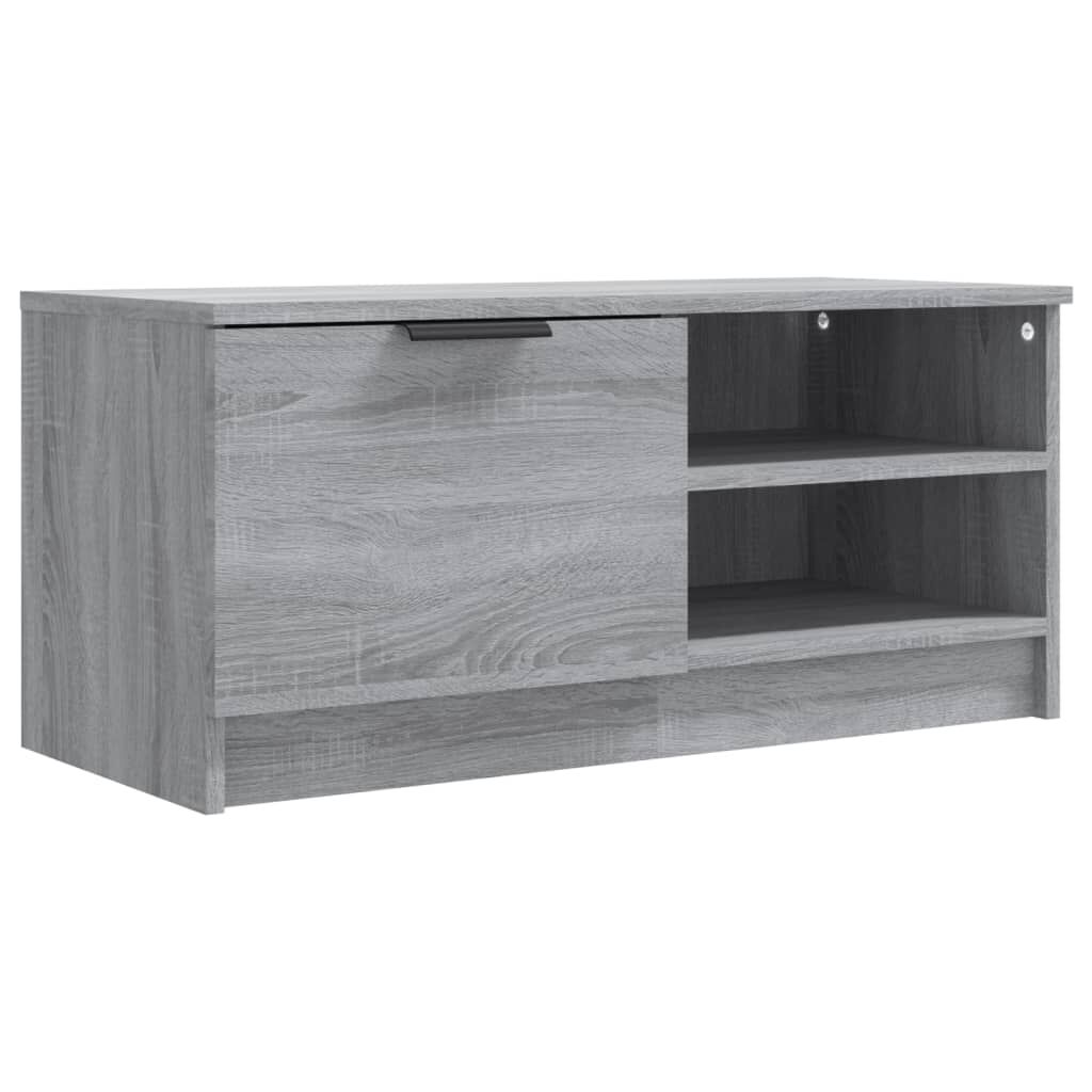 vidaXL Έπιπλα Τηλεόρασης 2 τεμ. Γκρι Sonoma 80x35x36,5 εκ. Επεξ. Ξύλο