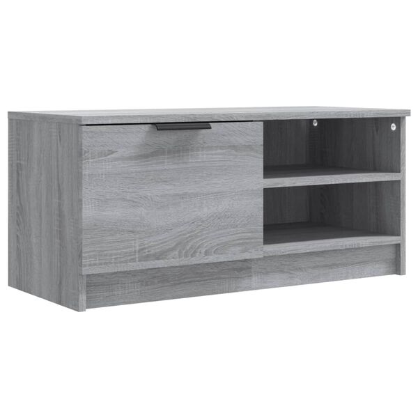 vidaXL Έπιπλα Τηλεόρασης 2 τεμ. Γκρι Sonoma 80x35x36,5 εκ. Επεξ. Ξύλο