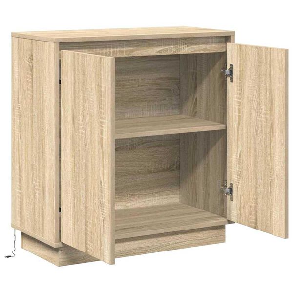 vidaXL Κομοδίνο Δρύς Sonoma 71 x 34.5 x 75 εκ. Επεξεργασμένο ξύλο