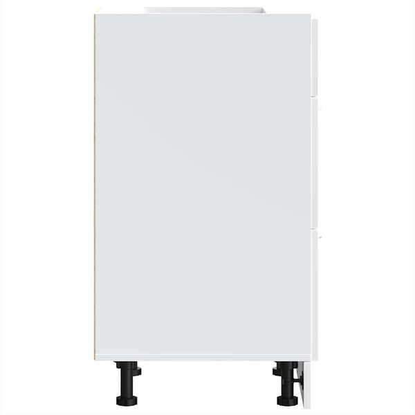 vidaXL Κάτω ντουλάπι Lyon λευκό 40x46x81,5 cm Ξύλινο μηχανουργικό ξύλο