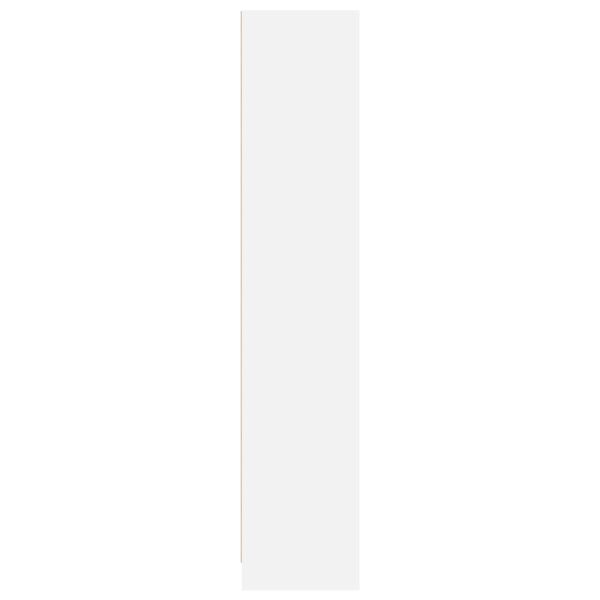 vidaXL Βιβλιοθήκη Λευκή 57x28,5x141 εκ. από Επεξεργασμένο Ξύλο