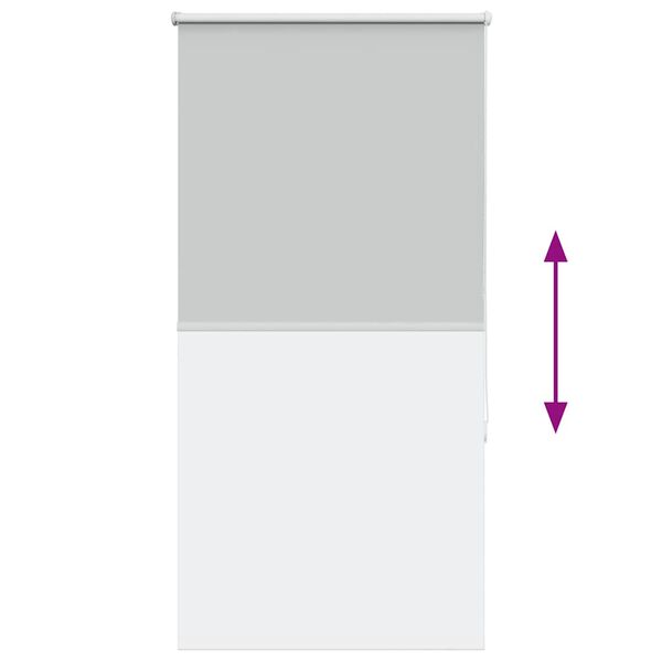 vidaXL Ρολέρ Μπλακάουτ ανοιχτό γκρι 65x150 cm Πλάτος υφάσματος 60,7cm