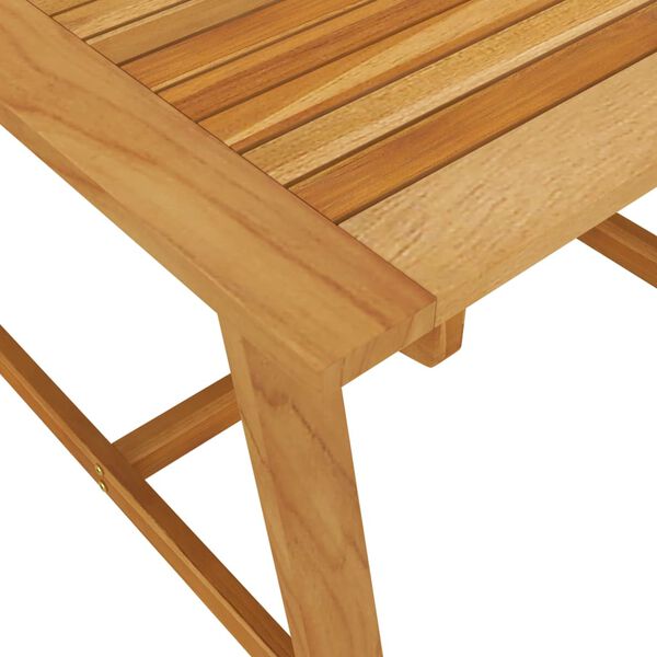 vidaXL Τραπεζαρία Κήπου 88 x 88 x 74 εκ. από Μασίφ Ξύλο Ακακίας