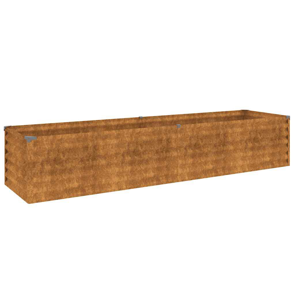 vidaXL Ζαρντινιέρα 194 x 50 x 36 εκ. από Ατσάλι Σκληρυθέν στον Αέρα