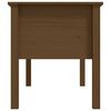 vidaXL Τραπεζάκι Σαλονιού Καφέ Μελί 102x49x55 εκ. Μασίφ Ξύλο Πεύκου