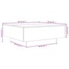 vidaXL Τραπεζάκι Σαλονιού Γκρι Sonoma 80x80x31 εκ. Επεξεργασμένο Ξύλο