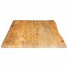 vidaXL Επιφάνεια Τραπεζιού 120x60x2,5 εκ. Live Edge Μασίφ Ξύλο Μάνγκο