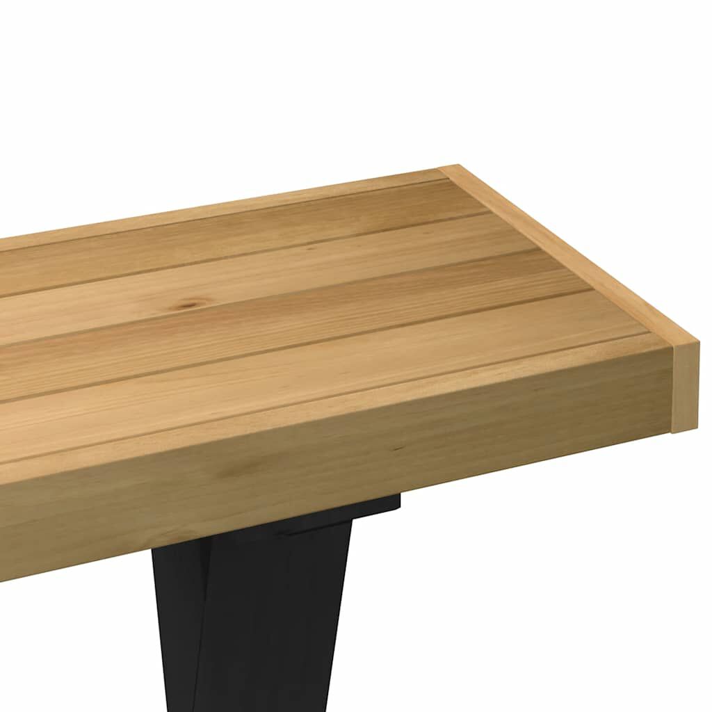 vidaXL Τραπέζι κονσόλας NOAIN με πόδια σχήματος X 120x30x75 cm