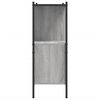 vidaXL Βιβλιοθήκη Γκρι Sonoma 102x28x77,5 εκ. από Επεξεργασμένο Ξύλο