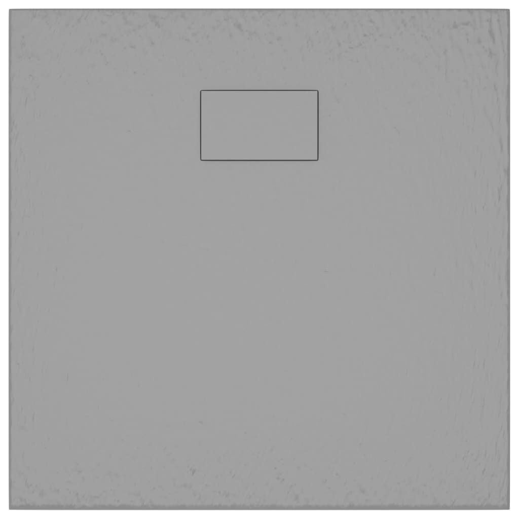 vidaXL Βάση Ντουζιέρας Γκρι 80 x 80 εκ. από SMC