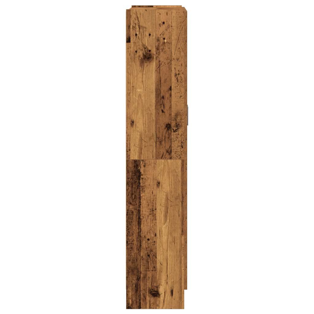 vidaXL Ντουλάπι Όψη Παλαιού Ξύλου 82,5x30,5x150 εκ. Επεξεργασμένο Ξύλο