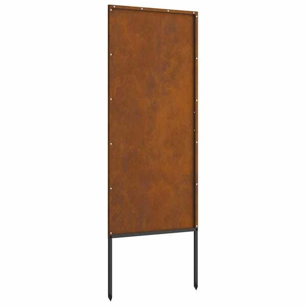 vidaXL Διακοσμητική Πλάκα Κήπου Άλλο Σκ rusty 50 x 140 cm